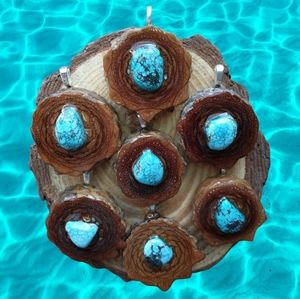 Mystery Turquoise Knobcone Pendant